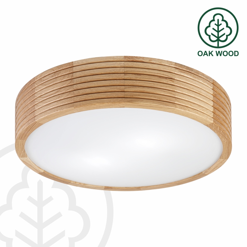 Brilagi - LED laelamp CARVALHO MODERN 2xE27/60W/230V, läbimõõt 37,5 cm, tamm