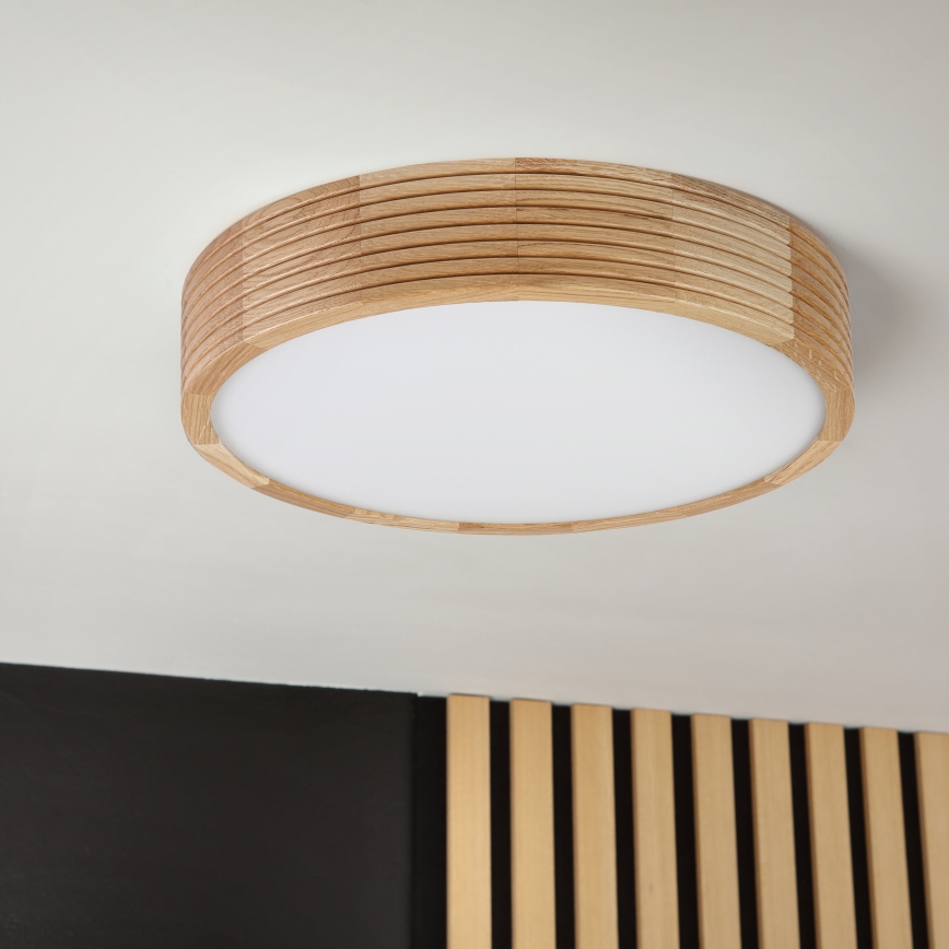 Brilagi - LED laelamp CARVALHO MODERN 2xE27/60W/230V, läbimõõt 37,5 cm, tamm