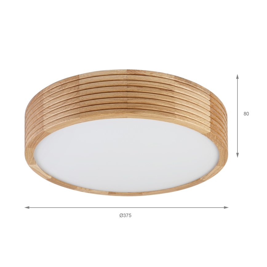 Brilagi - LED laelamp CARVALHO MODERN 2xE27/60W/230V, läbimõõt 37,5 cm, tamm