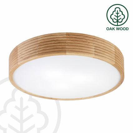 Brilagi - LED laelamp CARVALHO MODERN 3xE27/60W/230V läbimõõt 47,5 cm tamm