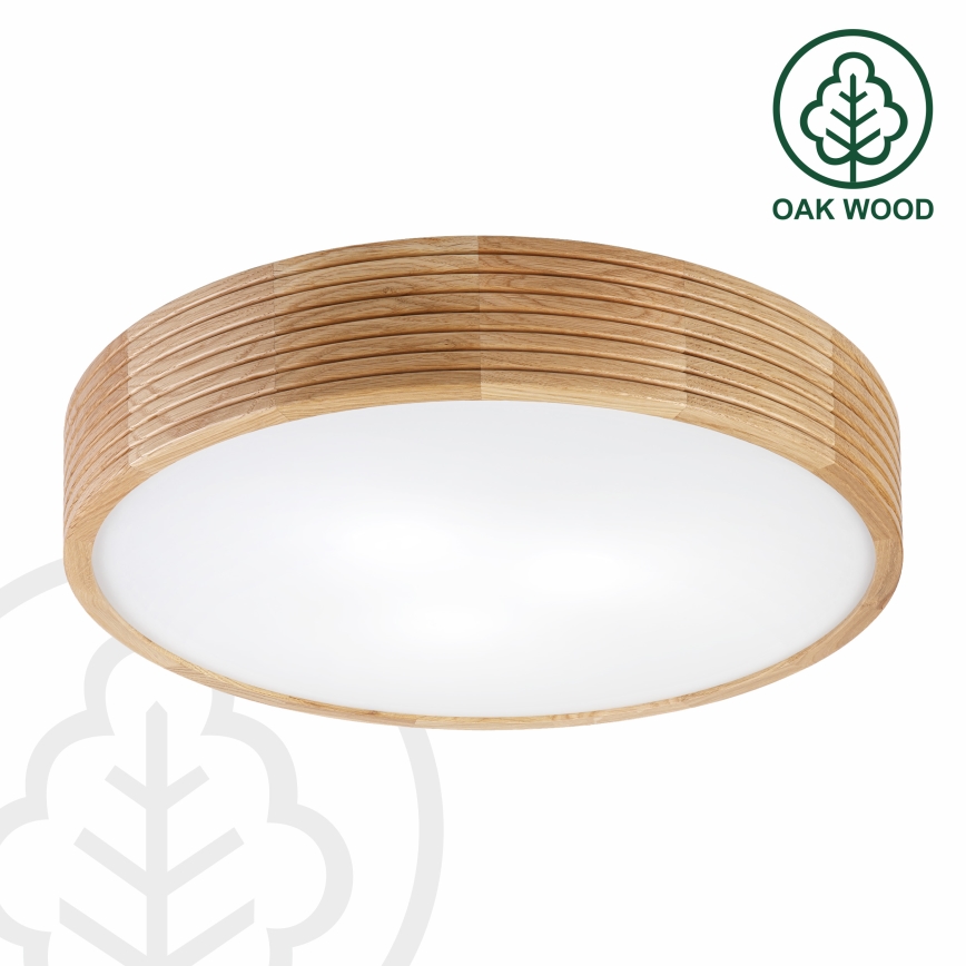 Brilagi - LED laelamp CARVALHO MODERN 3xE27/60W/230V läbimõõt 47,5 cm tamm