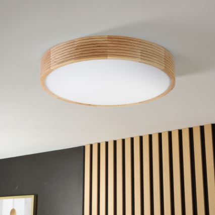 Brilagi - LED laelamp CARVALHO MODERN 3xE27/60W/230V läbimõõt 47,5 cm tamm