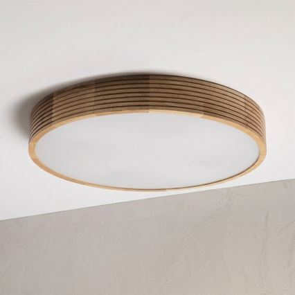 Brilagi - LED laelamp CARVALHO MODERN 4xE27/60W/230V tamm, läbimõõt 57,5 cm