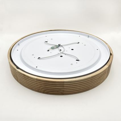 Brilagi - LED laelamp CARVALHO MODERN 4xE27/60W/230V tamm, läbimõõt 57,5 cm
