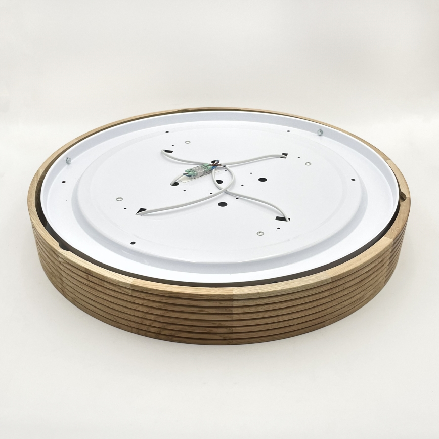 Brilagi - LED laelamp CARVALHO MODERN 4xE27/60W/230V tamm, läbimõõt 57,5 cm