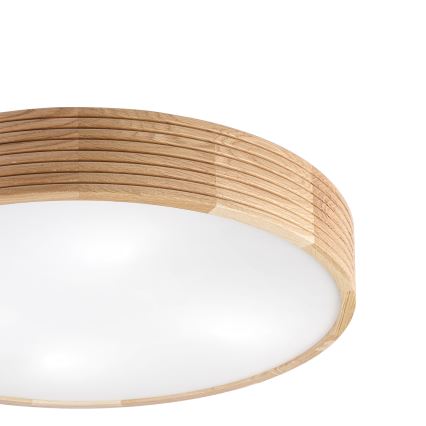 Brilagi - LED laelamp CARVALHO MODERN 4xE27/60W/230V tamm, läbimõõt 57,5 cm