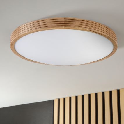 Brilagi - LED laelamp CARVALHO MODERN SLIM 3xE27/60W/230V läbimõõt 47,5 cm tamm