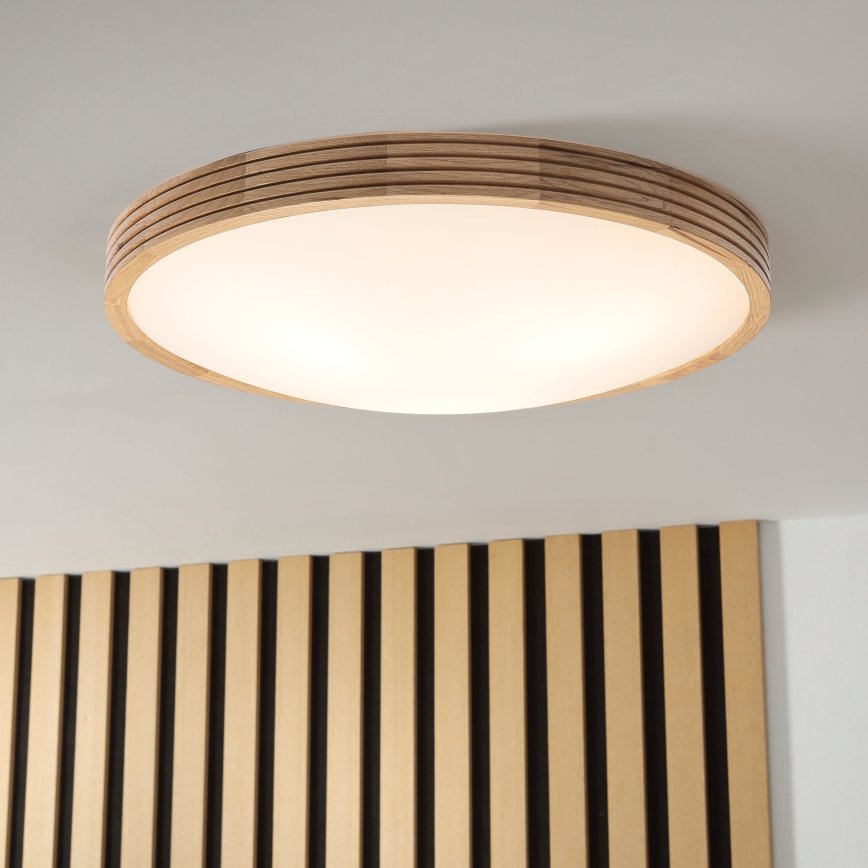 Brilagi - LED laelamp CARVALHO MODERN SLIM 3xE27/60W/230V läbimõõt 47,5 cm tamm
