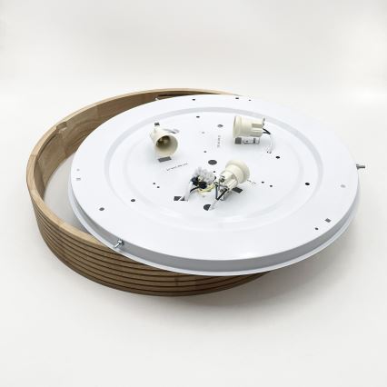 Brilagi - LED laelamp CARVALHO MODERN SLIM 3xE27/60W/230V läbimõõt 47,5 cm tamm