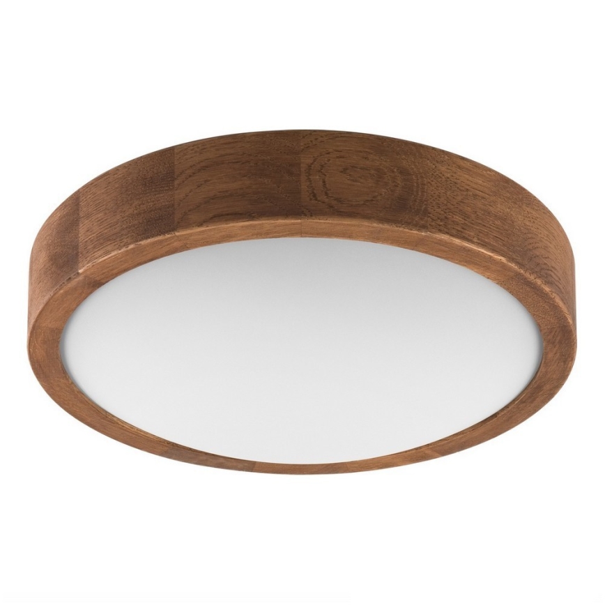 Brilagi - LED laelamp CARVALHO SLIM 1xE27/15W/230V tamm-kirsipuu läbimõõt 27 cm