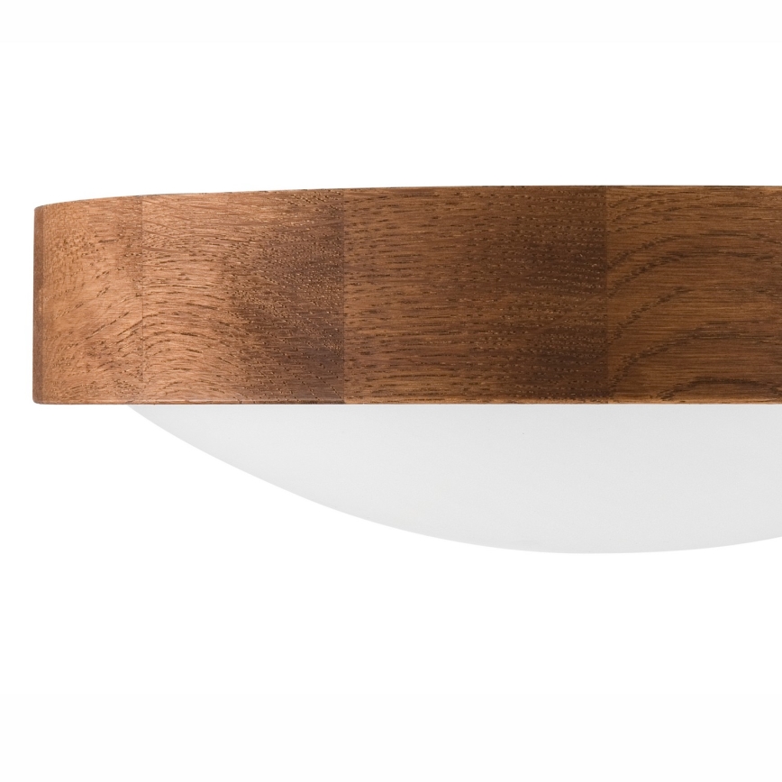 Brilagi - LED laelamp CARVALHO SLIM 1xE27/15W/230V tamm-kirsipuu läbimõõt 27 cm