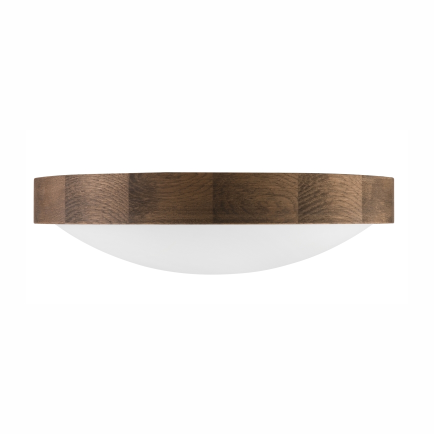 Brilagi - LED laelamp CARVALHO SLIM 2xE27/15W/230V tamm/pähkel, läbimõõt 37 cm