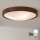 Brilagi - LED-laelamp CARVALHO SLIM 3xE27/15W/230V tamm/pähkel, läbimõõt 47 cm