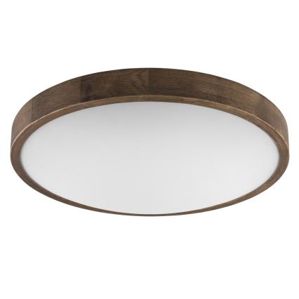 Brilagi - LED-laelamp CARVALHO SLIM 3xE27/15W/230V tamm/pähkel, läbimõõt 47 cm