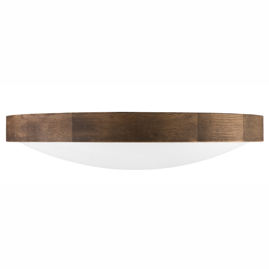 Brilagi - LED-laelamp CARVALHO SLIM 3xE27/15W/230V tamm/pähkel, läbimõõt 47 cm