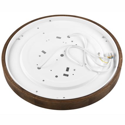Brilagi - LED-laelamp CARVALHO SLIM 3xE27/15W/230V tamm/pähkel, läbimõõt 47 cm