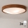 Brilagi - LED laelamp CARVALHO SLIM 3xE27/45W/230V tamm-kirsipuu läbimõõt 47 cm