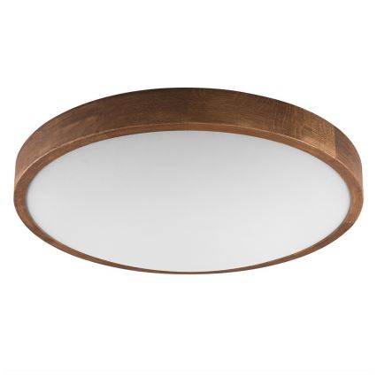 Brilagi - LED laelamp CARVALHO SLIM 3xE27/45W/230V tamm-kirsipuu läbimõõt 47 cm