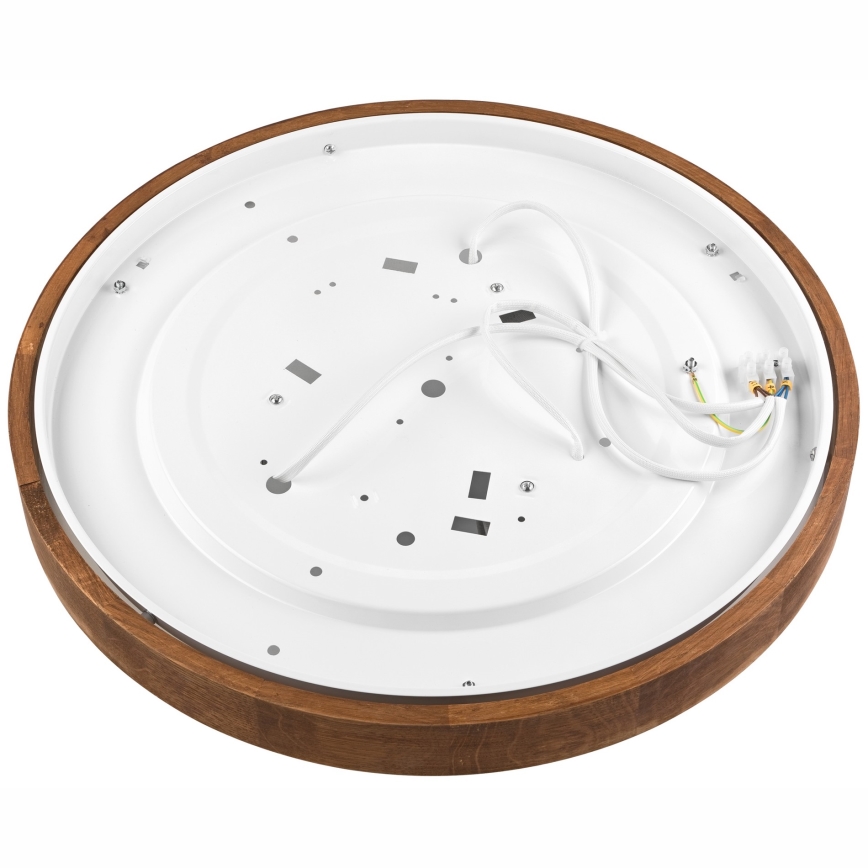 Brilagi - LED laelamp CARVALHO SLIM 3xE27/45W/230V tamm-kirsipuu läbimõõt 47 cm