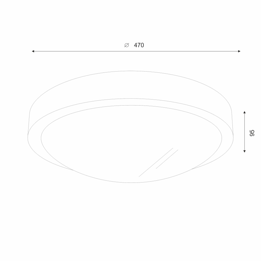Brilagi - LED laelamp CARVALHO SLIM 3xE27/45W/230V tamm-kirsipuu läbimõõt 47 cm