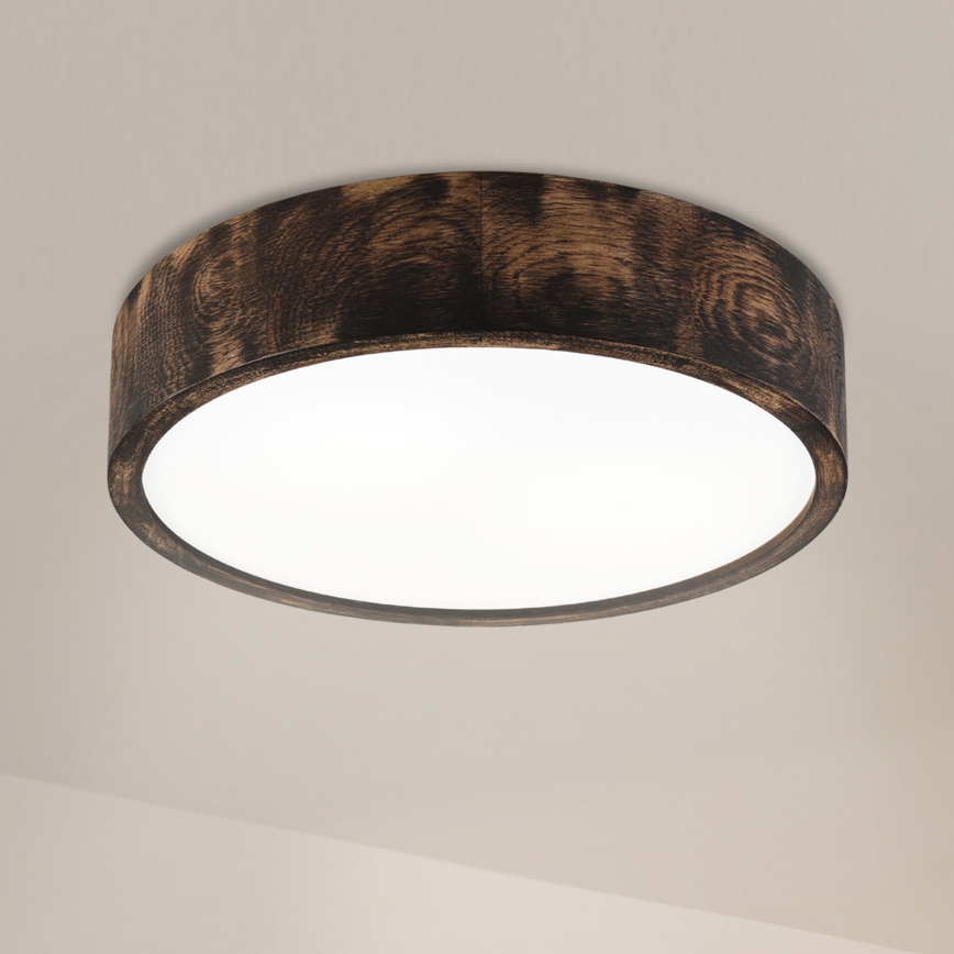 Brilagi - LED laelamp CARVALHO SMOKEY LED/36W/230V, tamm, läbimõõt 37,5 cm