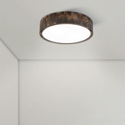 Brilagi - LED laelamp CARVALHO SMOKEY LED/36W/230V, tamm, läbimõõt 37,5 cm