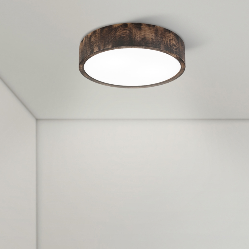 Brilagi - LED laelamp CARVALHO SMOKEY LED/36W/230V, tamm, läbimõõt 37,5 cm