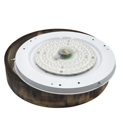 Brilagi - LED laelamp CARVALHO SMOKEY LED/36W/230V, tamm, läbimõõt 37,5 cm