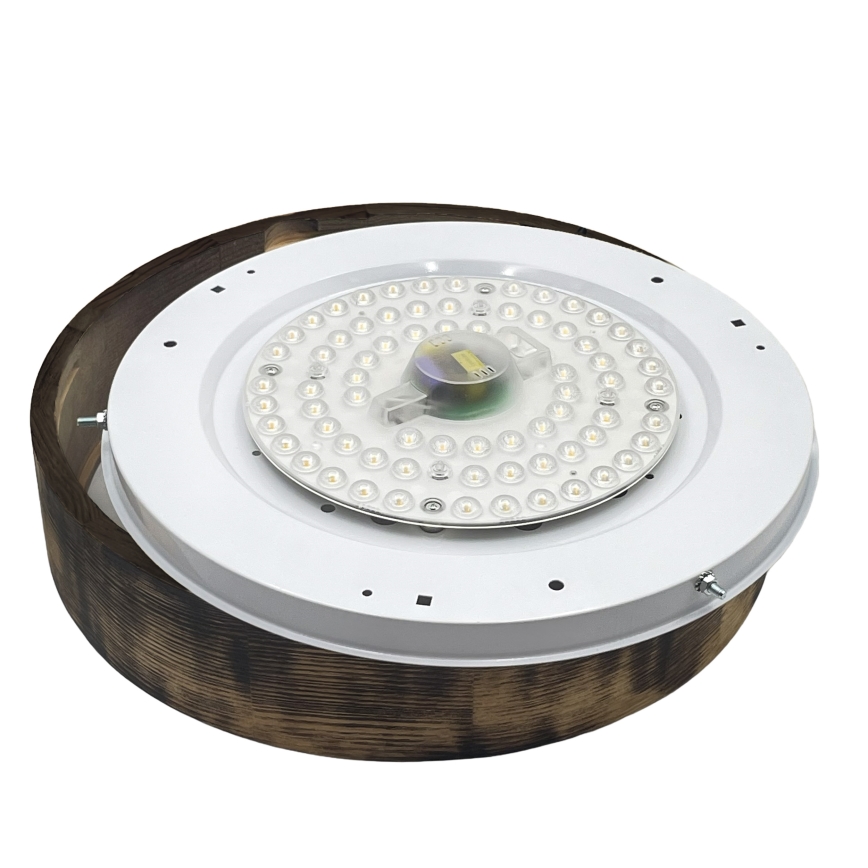 Brilagi - LED laelamp CARVALHO SMOKEY LED/36W/230V, tamm, läbimõõt 37,5 cm
