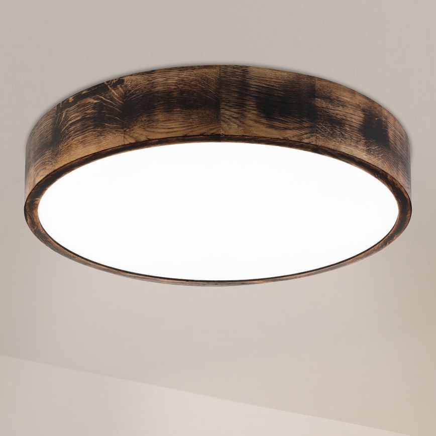 Brilagi - LED laelamp CARVALHO SMOKEY LED/36W/230V tamm läbimõõt 47,5 cm