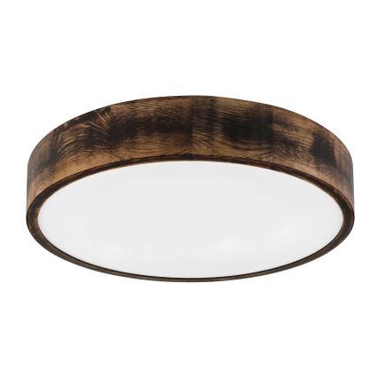 Brilagi - LED laelamp CARVALHO SMOKEY LED/36W/230V tamm läbimõõt 47,5 cm