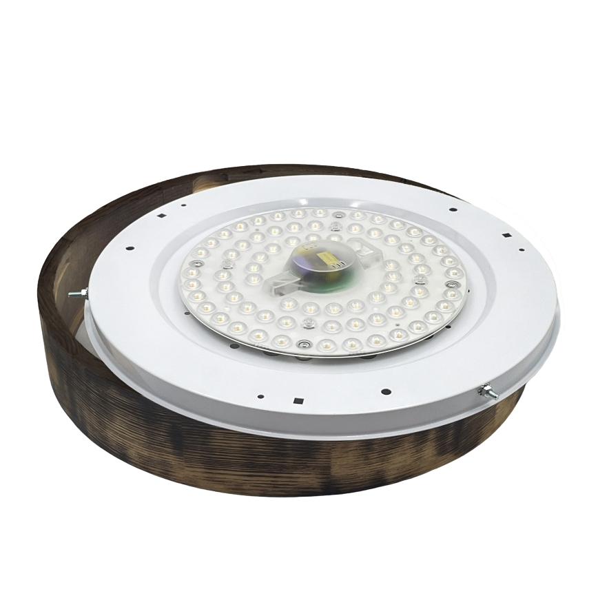 Brilagi - LED laelamp CARVALHO SMOKEY LED/36W/230V tamm läbimõõt 47,5 cm