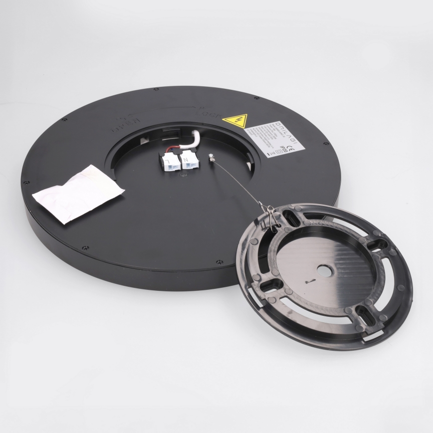 Brilagi - ESTELA LED laevalgusti 18W/230V, läbimõõt 30 cm, must