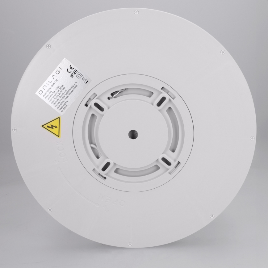 Brilagi - LED laelamp ESTELA LED/18W/230V, läbimõõt 30 cm, valge