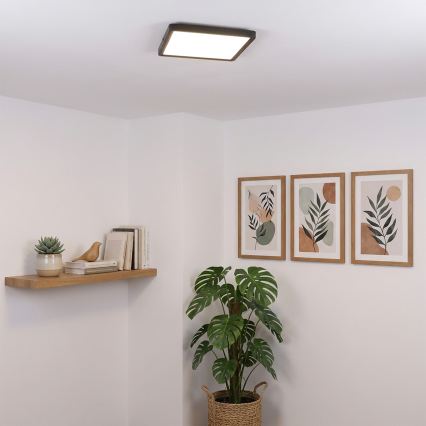 Brilagi - LED laelamp ESTELA SQUARE LED/24W/230V 31x31 cm must