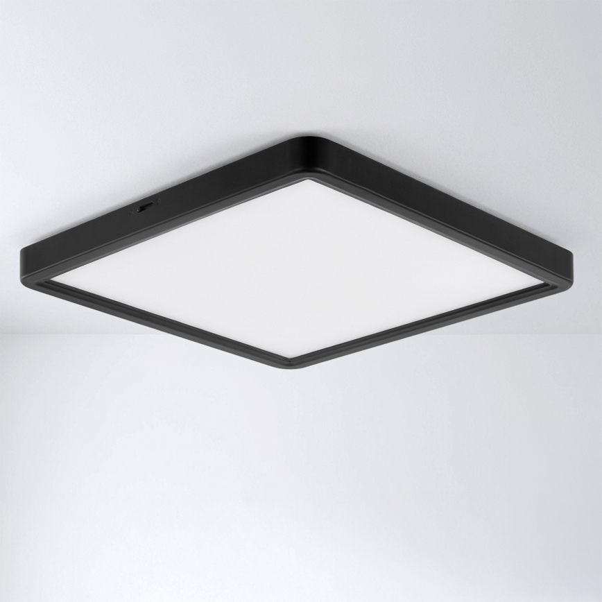 Brilagi - LED laelamp ESTELA SQUARE LED/24W/230V 31x31 cm must