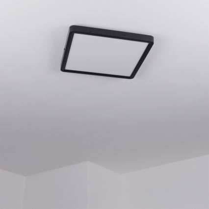 Brilagi - LED laelamp ESTELA SQUARE LED/24W/230V 31x31 cm must