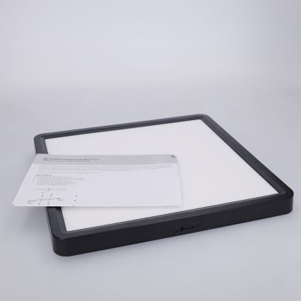 Brilagi - LED laelamp ESTELA SQUARE LED/24W/230V 31x31 cm must