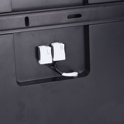 Brilagi - LED laelamp ESTELA SQUARE LED/24W/230V 31x31 cm must