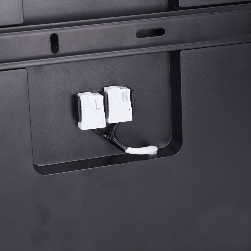 Brilagi - LED laelamp ESTELA SQUARE LED/24W/230V 31x31 cm must