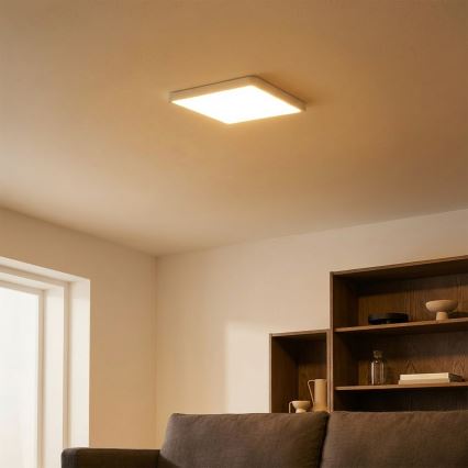Brilagi - LED laelamp ESTELA SQUARE LED/24W/230V 31x31 cm valge
