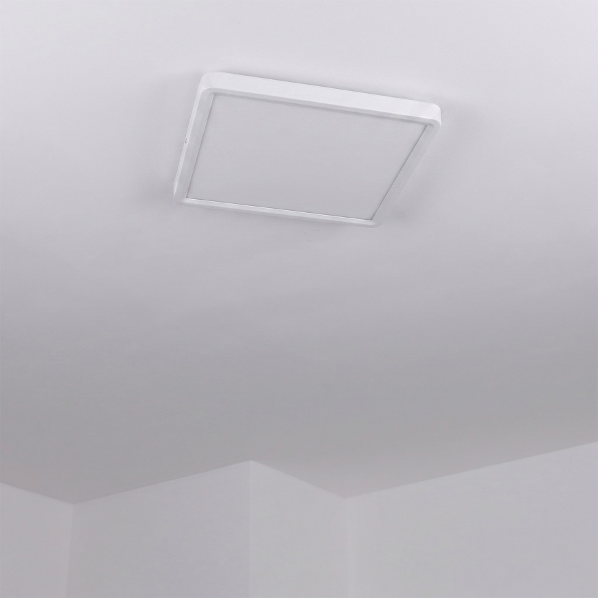 Brilagi - LED laelamp ESTELA SQUARE LED/24W/230V 31x31 cm valge