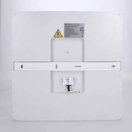 Brilagi - LED laelamp ESTELA SQUARE LED/24W/230V 31x31 cm valge
