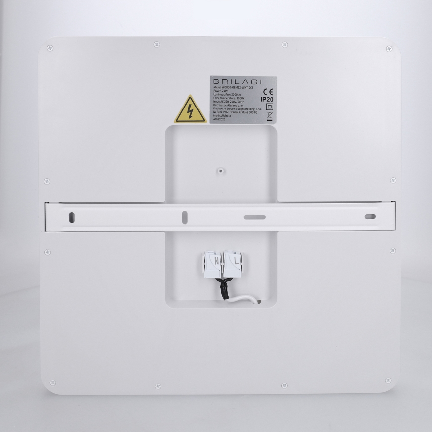 Brilagi - LED laelamp ESTELA SQUARE LED/24W/230V 31x31 cm valge