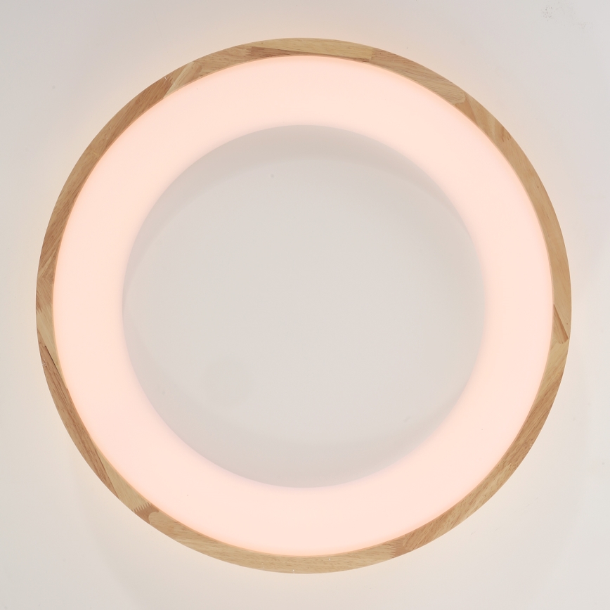 Brilagi - LED laelamp FALCON WOOD LED/40W/230V 3000/4000/6000K läbimõõt 60 cm puidust