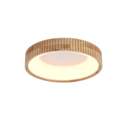 Brilagi - LED laelamp FALCON WOOD MODERN LED/30W/230V 3000/4000/6000K, läbimõõt 45 cm, puidust
