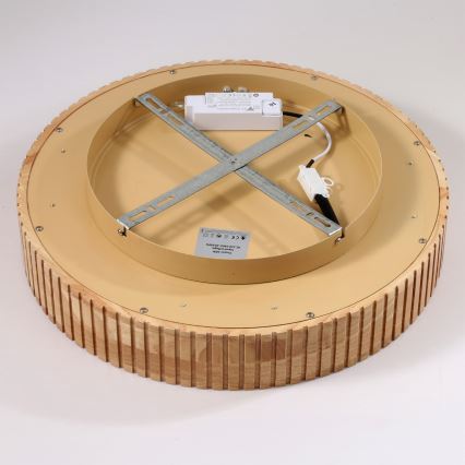 Brilagi - LED laelamp FALCON WOOD MODERN LED/30W/230V 3000/4000/6000K läbimõõt 45 cm puit