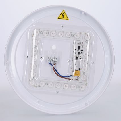 Brilagi - LED-laelamp FLOCO LED/24W/230V Ø 30 cm puiduefekt/must