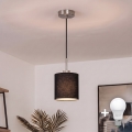 Brilagi - LED-laelamp kaabliga NUBILA 1xE27/60W/230V läbimõõt 14 cm must