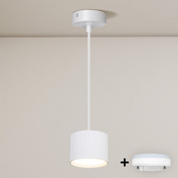 BRILAGI - LED Laelamp kaablil STRIPY 1xGX53/15W/230V pr. 82 mm valge
